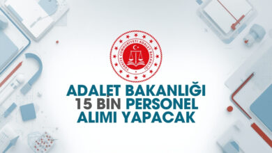 Adalet Bakanlığı 15 bin Personel Alımı