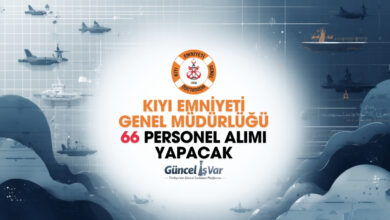Kıyı Emniyeti Genel Müdürlüğü 66 personel alımı 2026